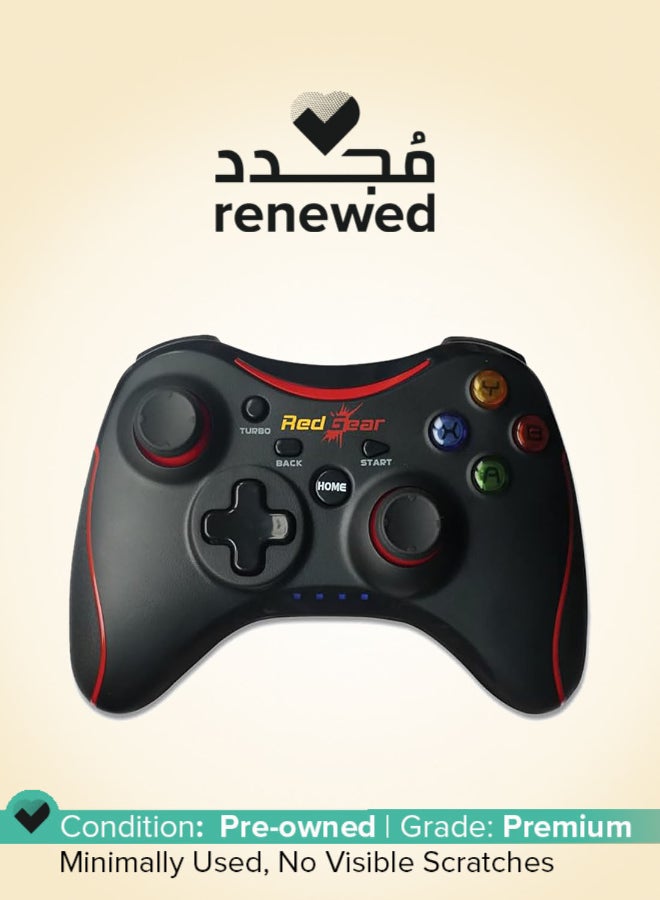 Renewed - Pro Wireless Gamepad For PC (Compatible with Windows 7/8/8.1/10 Only - Black - Image 1